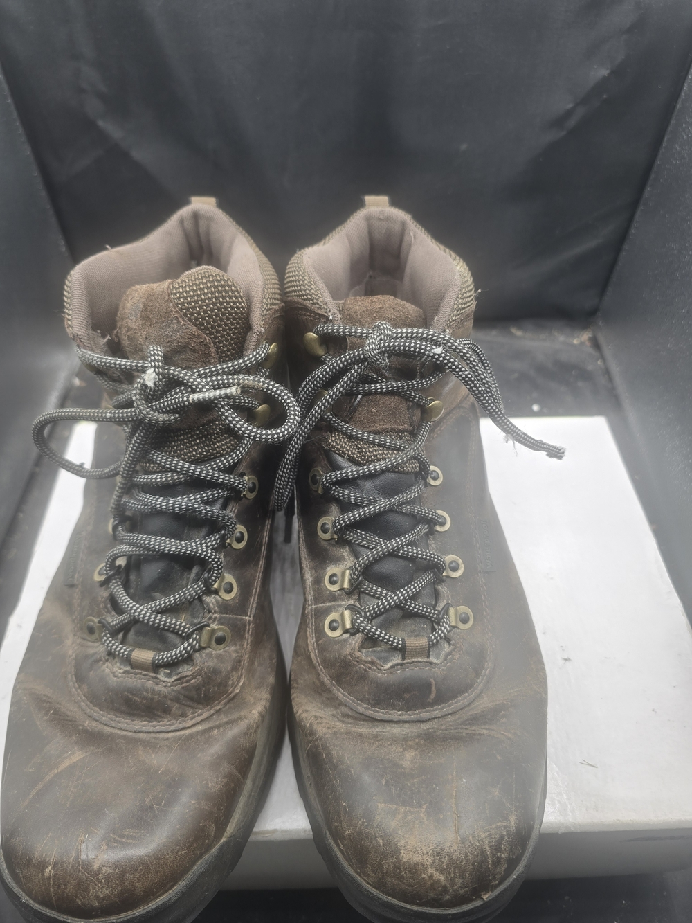 Timberland Brown Leather Lace-Up Hiking‎ Boots